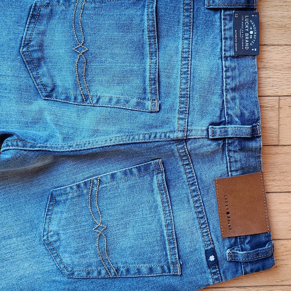 Boys 12 Authentic Skinny LUCKY jeans NWT